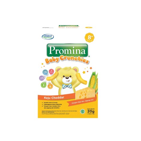 Promo Promina Baby Crunchies Keju Cheddar - Snack Bayi 20gr