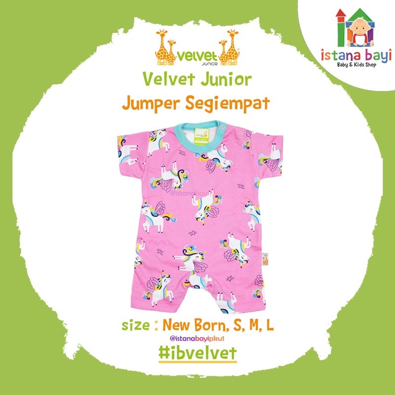 VELVET JUNIOR ACTIVEWEAR BODYSUIT ROMPER SEGIEMPAT SERIES - ROMPER BAYI