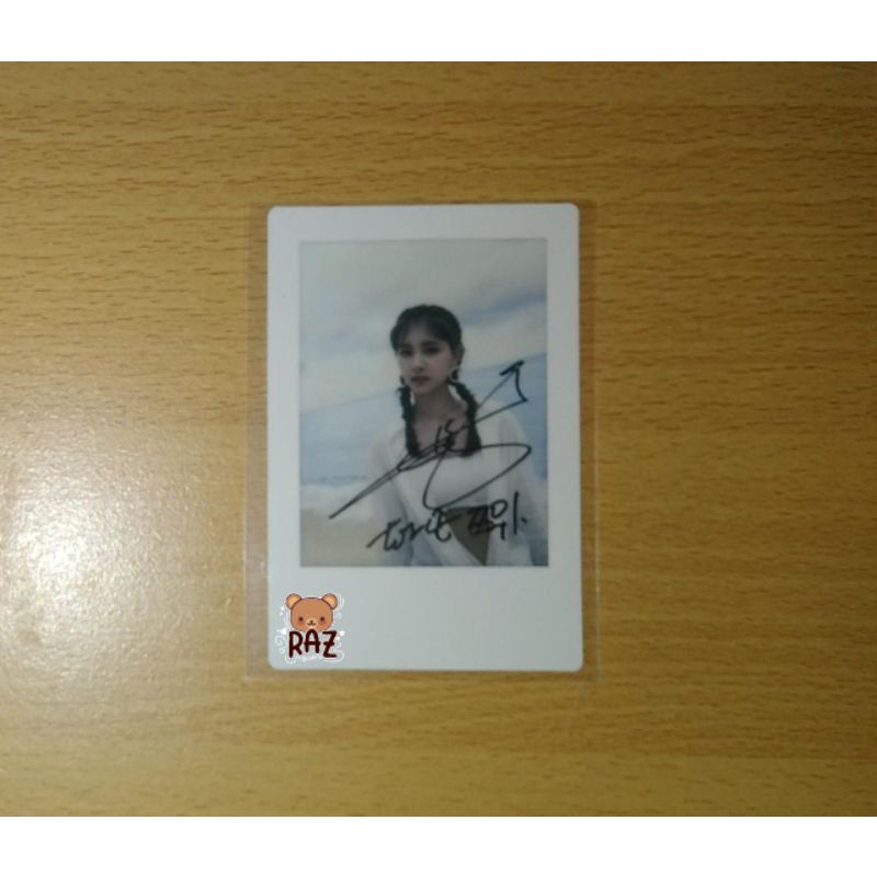 Photocard tzuyu twice monograph summer nights