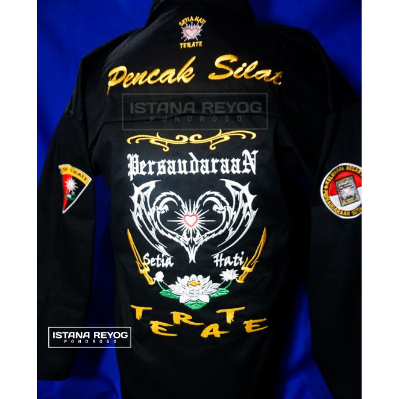 SAKRAL WARGA PSHT BORDIR / SERAGAM SILAT / SAKRAL IPSI / SAKRAL BORDIR / SAKRAL SISWA / PENCAK SILAT