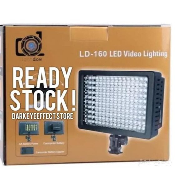 Termurah              CANON  NIKON  SONY HD 160 LED Video Lighting lampu studio foto murah