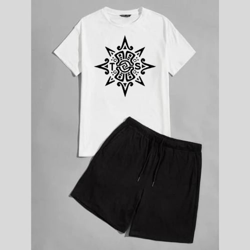 Clothing May - 1 Set Kaos Boxer Putih Elegant Edisi Lebaran 1 Set One Set Oneset Satu Pasang Satu Setel Fashion Sepasang Kaos Koas Set Boxer Distro Kekinin T Shirt Tshirt T-Shirt Premium Murah Unisex Sablon Dtf Murah Celana Pria Pendek Tali Kolor Bokser