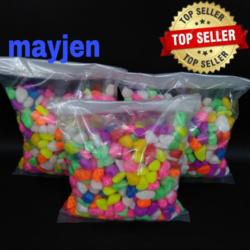 Batu Taiwan warna-warni / Batu Taiwan Pelangi 500gram