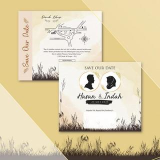 Jual Undangan Nikah Elegan Undangan Pernikahan Simpel Murah Undangan