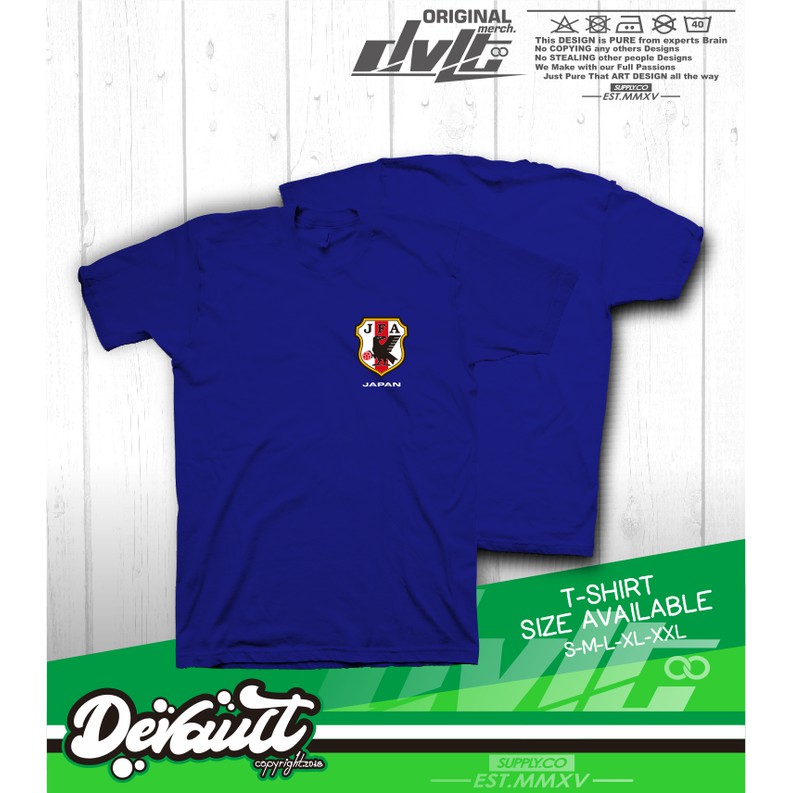 Kaos / T-shirt Japan National Football Logo Murah -acdc squard