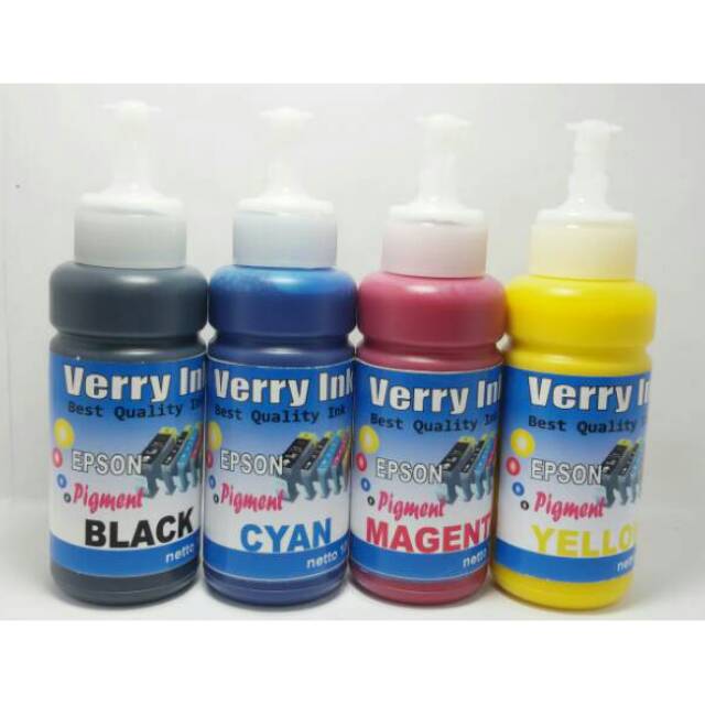 Tinta Epson Pigment Verry Ink 100ml (4warna) satu paket