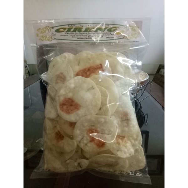 

250g Cireng Kering Khas Bandung - Rasa ORIGINAL Non Pedas - Kemasan Biasa Rasa Luar Biasa