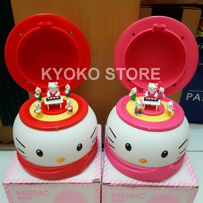 Kotak Musik Karakter Hello Kitty Konser Piano