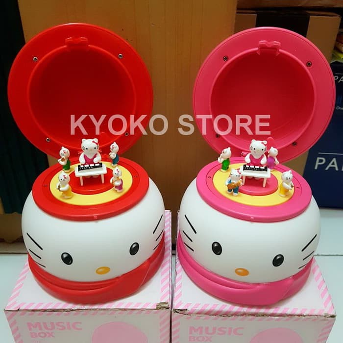 Kotak Musik Karakter Hello Kitty Konser Piano