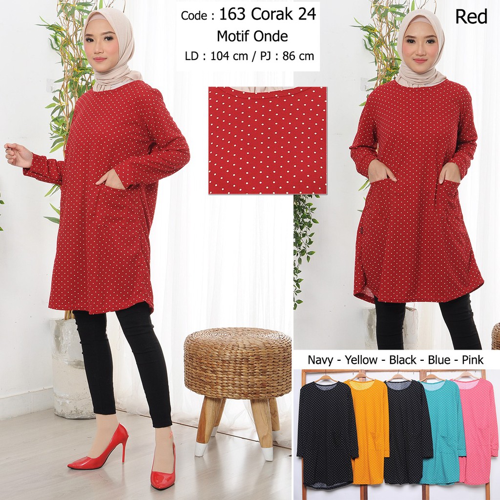 TUNIK POLKADOT