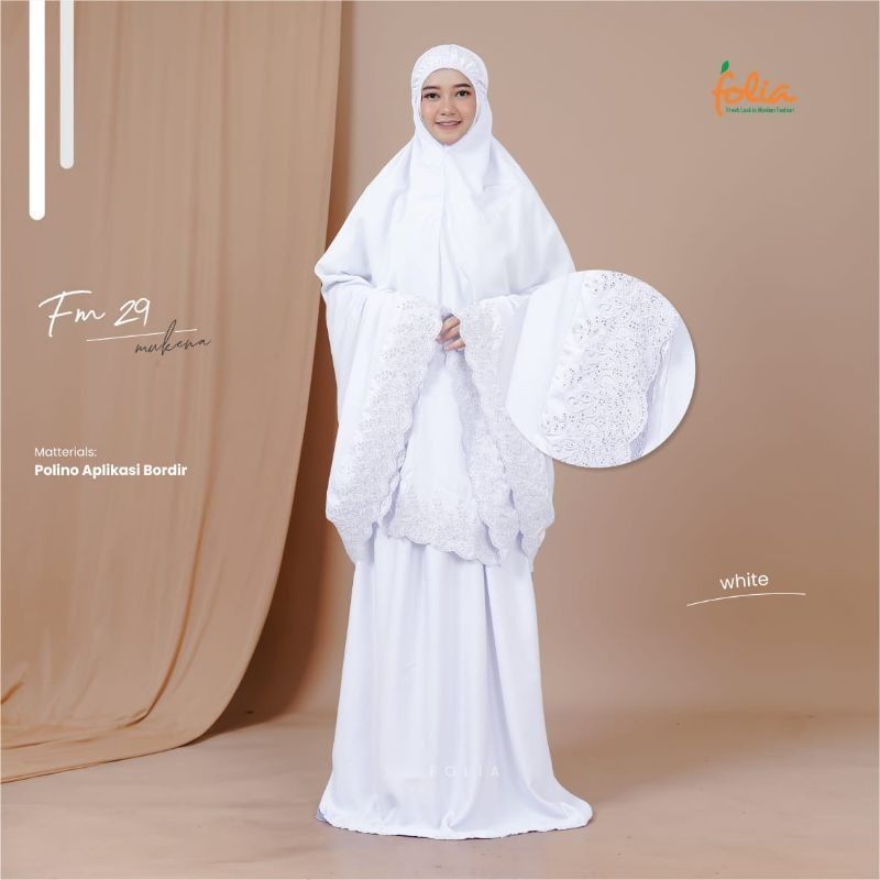 Mukena putih Folia FM 29
