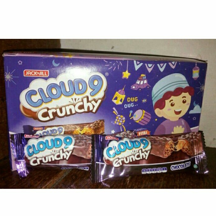 

Cloud 9 Crunchy Chocolate isi 24pcs (8gr)