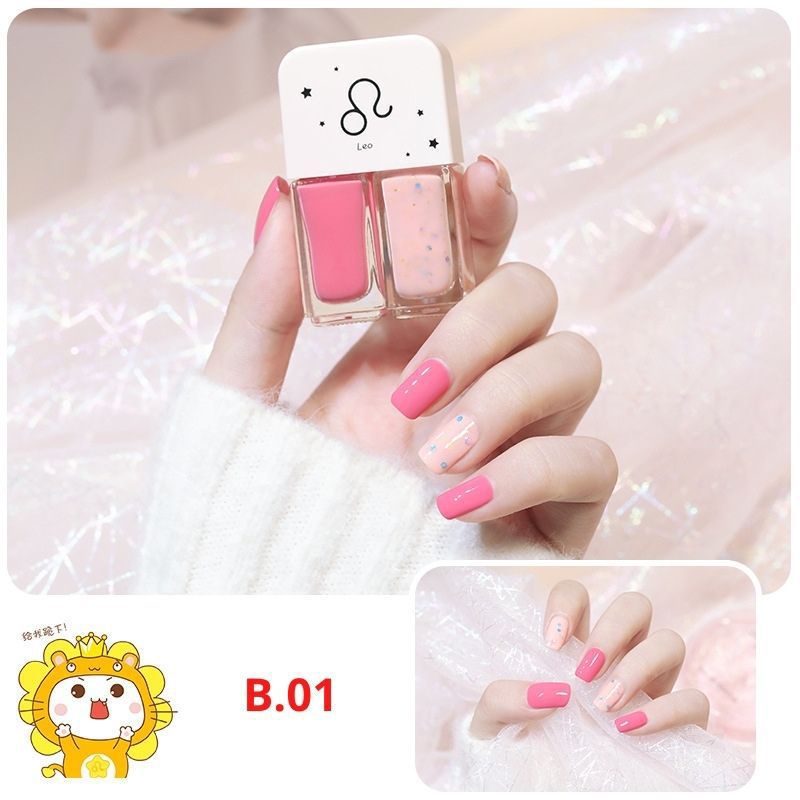 [MURAH] Kutek  2IN1 korea KUTEKS 2 TONE KOREA KUTEK NAIL POLISH/KUTEK MUSLIMASH 2IN1 IMPORT [PADMA]