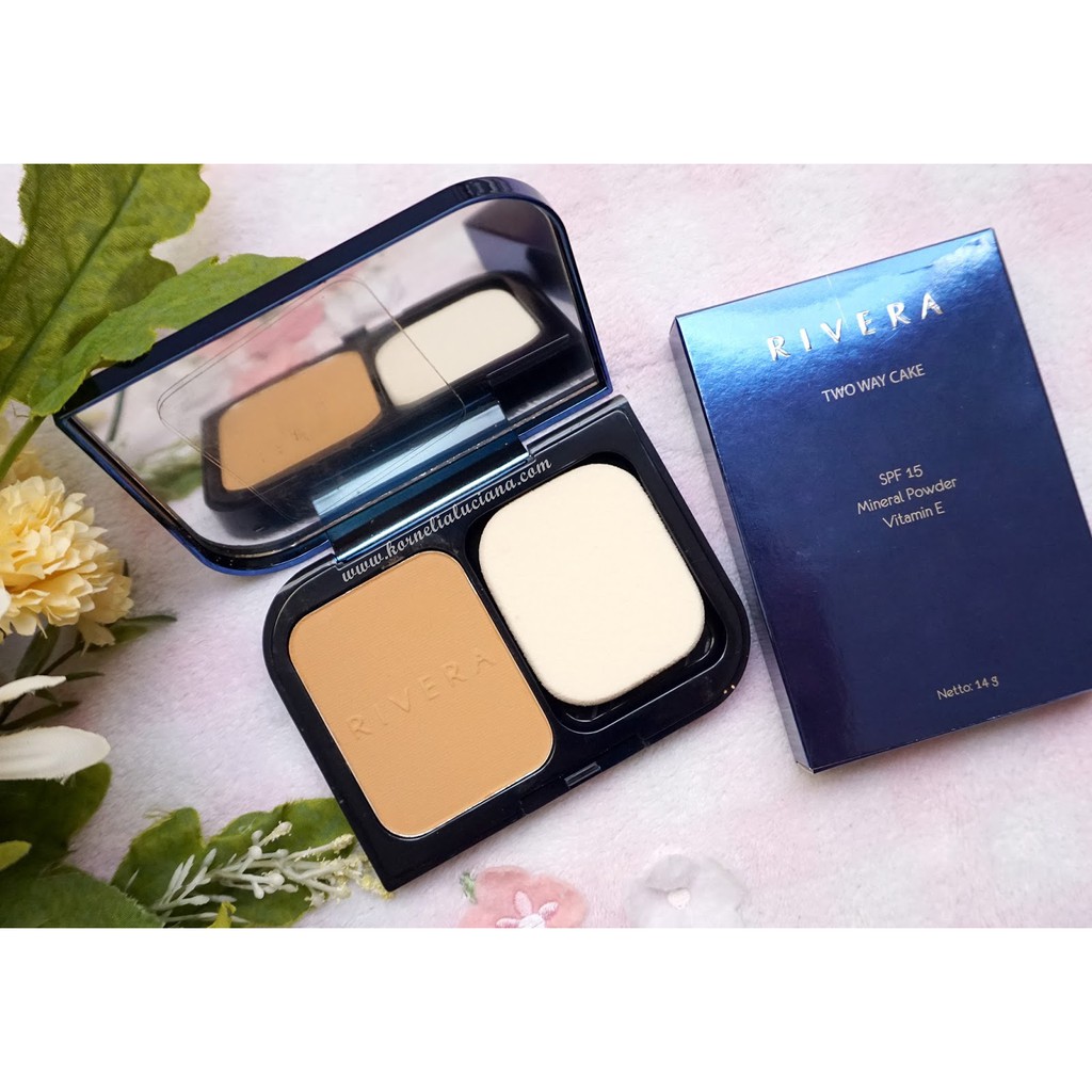 Rivera Two Way Cake Shining Mineral Powder SPF15