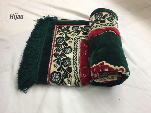 Sajadah kale spigel tebal 110 x 70 cm