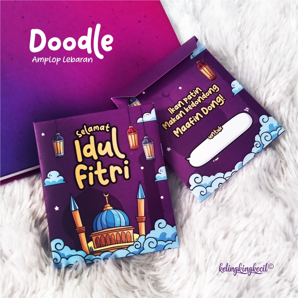 

AMPLOP LEBARAN 2025 - DOODLE KECIL