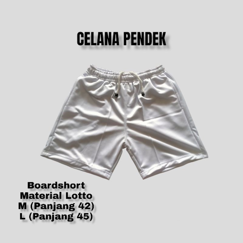 CELANA PUTIH PENDEK CELANA PENDEK PRIA / CELANA TES PENDIDIKAN AKMIL AKPOL / CELANA BOARDSHORT KEREN
