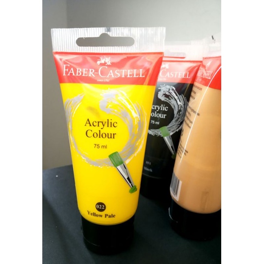 

Cat Acrylic FaberCastell 75ML Yellow Pale