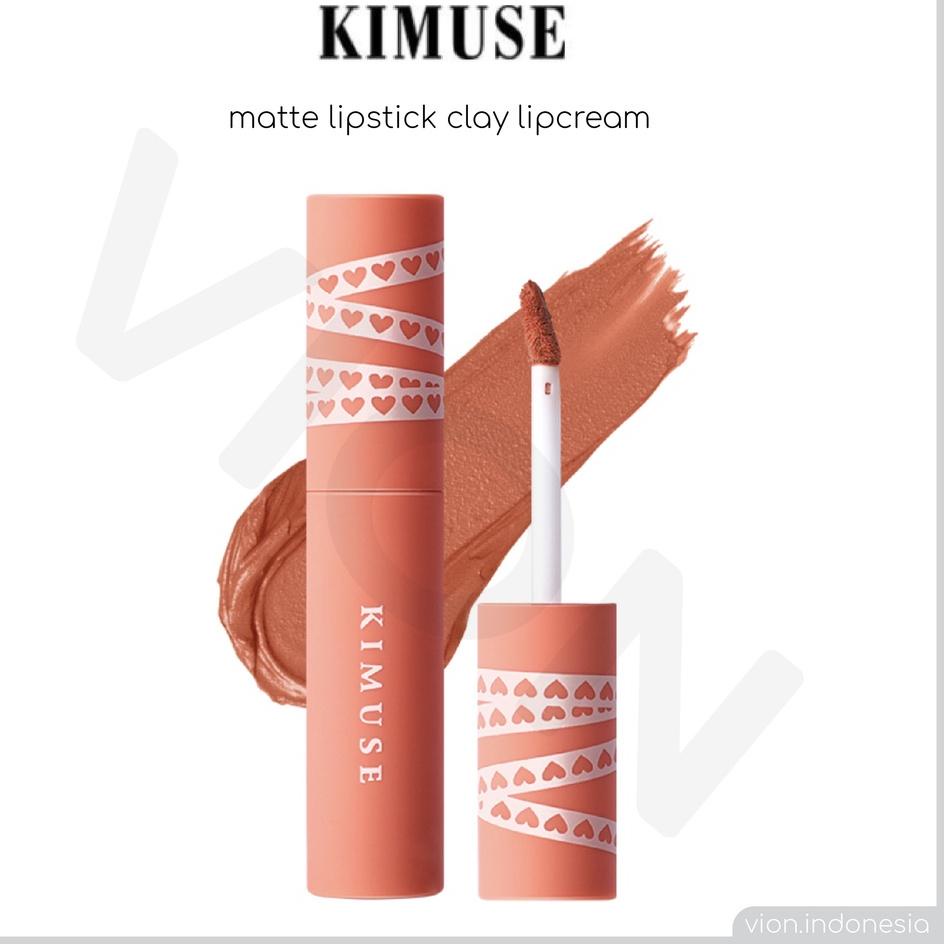 KIMUSE Lip Cream Matte Velvet Smooth Lip Clay Lip Stick Waterproof Original KI002 ✔