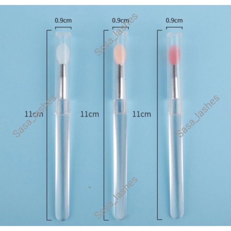 Silicon Lip brush with cover