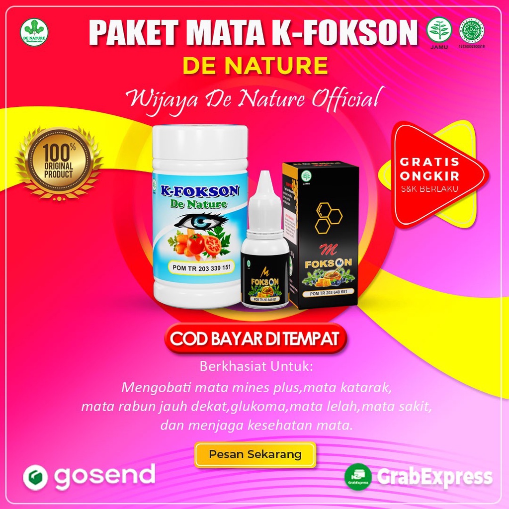 Obat Mata Minus Rabun Jauh Dekat Mata Buram Mines Mata Katarak Sembuh Tanpa Operasi Vitamin Mata K F