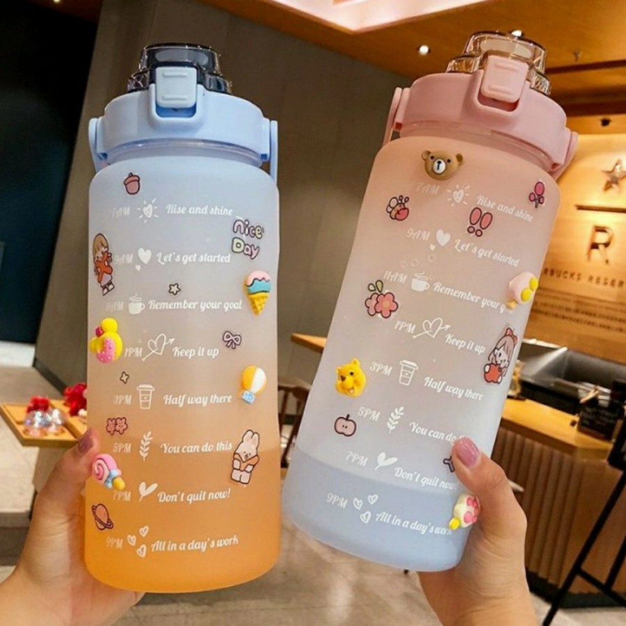 botol viral 2liter+stiker