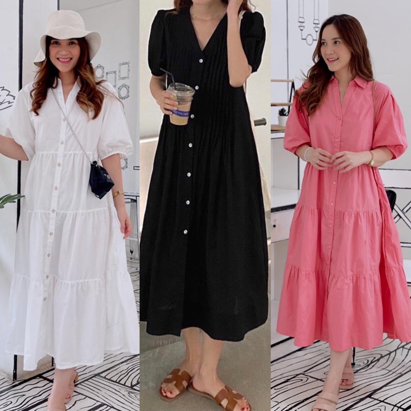 CONSENSO V NECK MAXI DRESS BS25