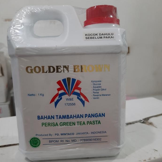 

Green Tea pasta golden brown 1kg / Greentea
