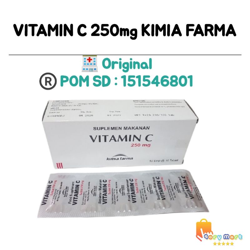 Vitamin C 250mg KIMIA FARMA