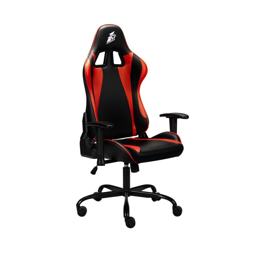 1STPLAYER S01 - BLACK RED - Comfort - All Steel Skeleton - High Density Molded Foam