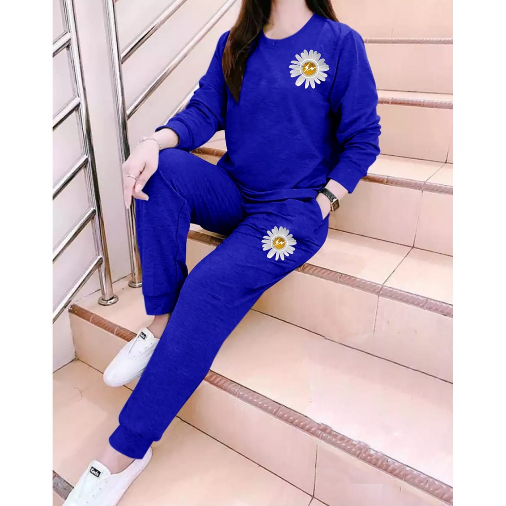 BISA COD / ALIPIO FASHION - SETELAN GIRL SUNFLOWER / fashiin wanita / atasan / jogger / terbaru