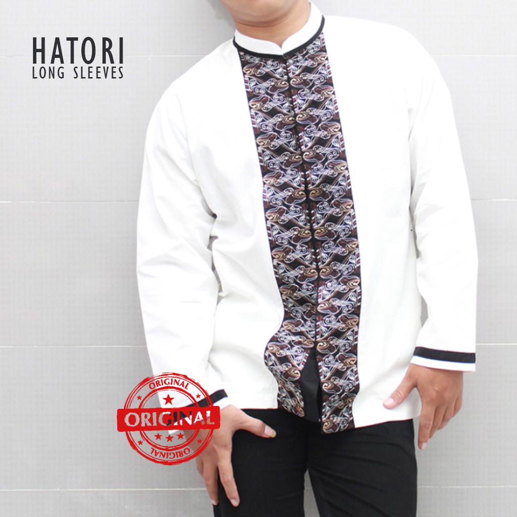 Tokokoboy Baju  Koko  Baju  Koko  Pria  Warna Putih Kemeja 