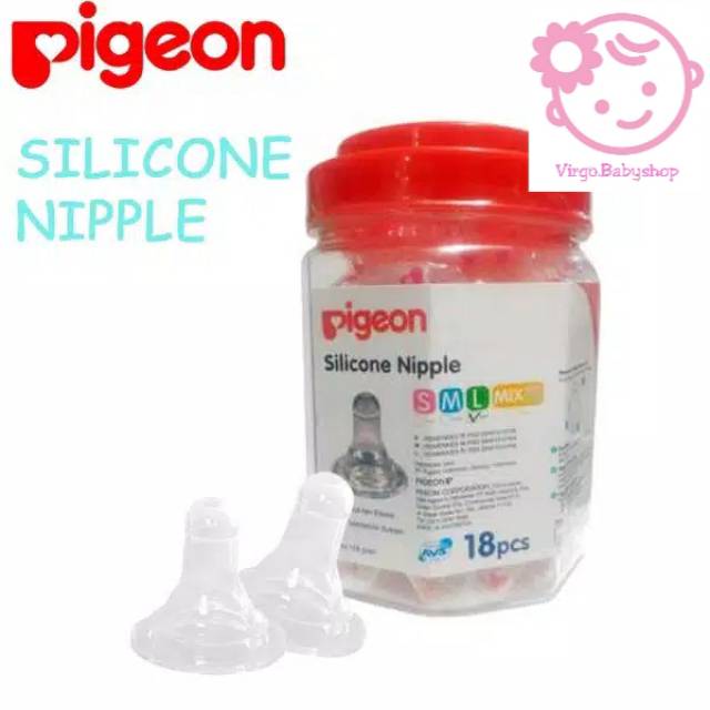 Pigeon Silicone Nipple Standard S / M / L