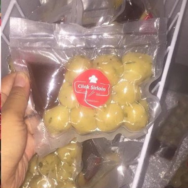 

Cilok Sirloin personal pack isi 10