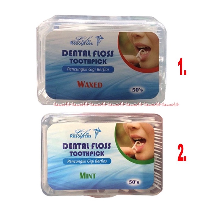 Dental Floss Waxed 50M / Benang Gigi Life Resources