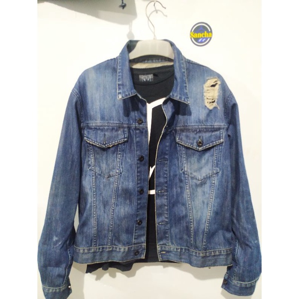 jaket denim sixteen