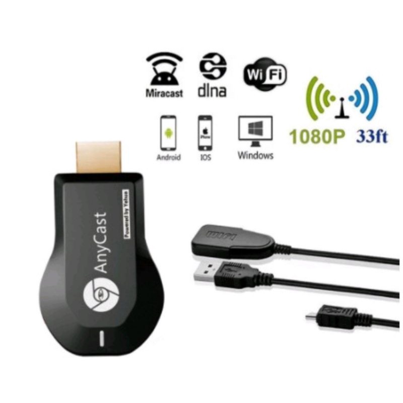 ANYCASH HDMI DONGLE M2 M4+ WIRELESS ANYCAST HDMI DONGEL WIFI