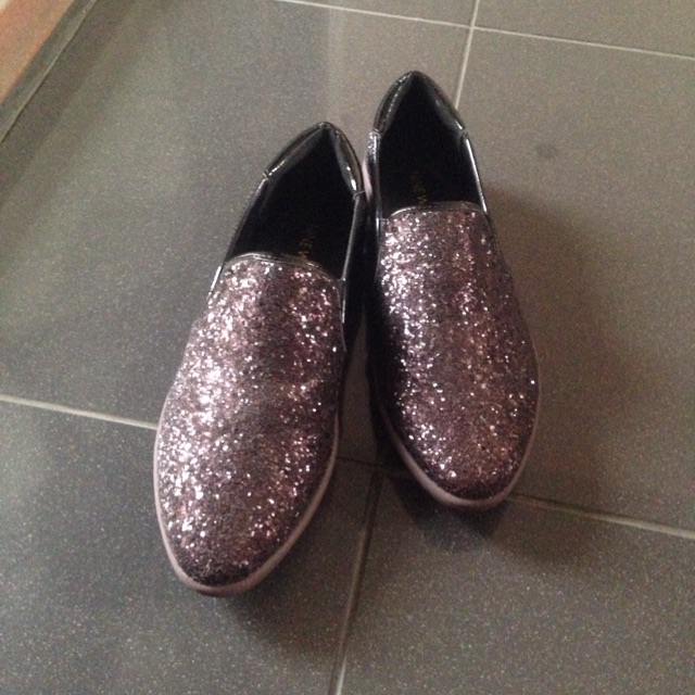 slip on sequin shoes