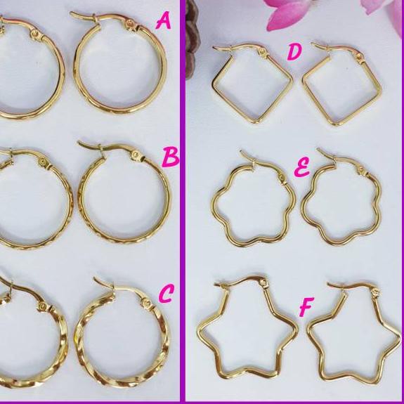 Best Product Anting Gypsy Bulat Titanium / Anting Titanium Bulat Tersediaஆ