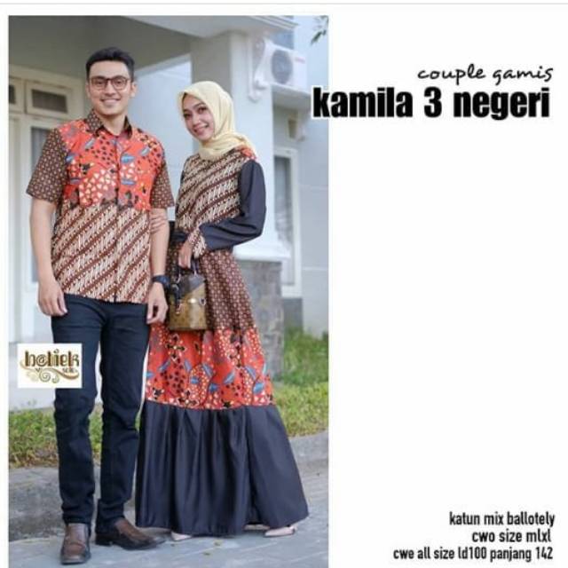 COUPLE GAMIS KAMILA TIGA NEGERI