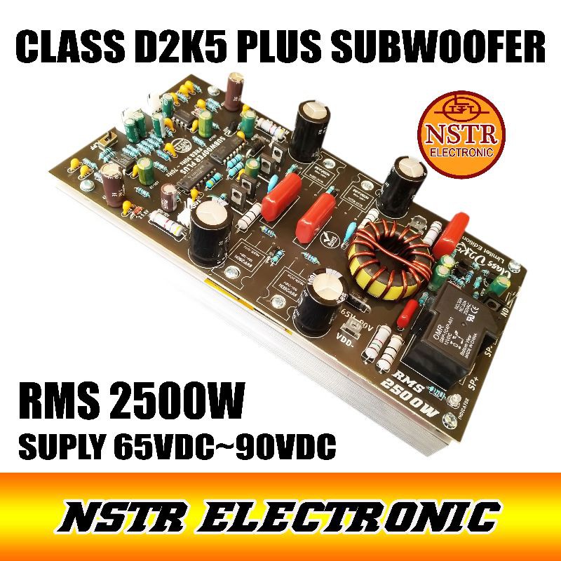 class d 2k5 subwoofer rms 2500watt