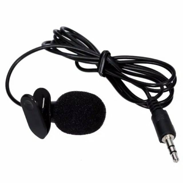 MIC MICROPHONE CLIP ON UNTUK SMARTPHONE HANDPHONE HP VLOG VIDEO AUDIO 3.5MM MURAH |2068