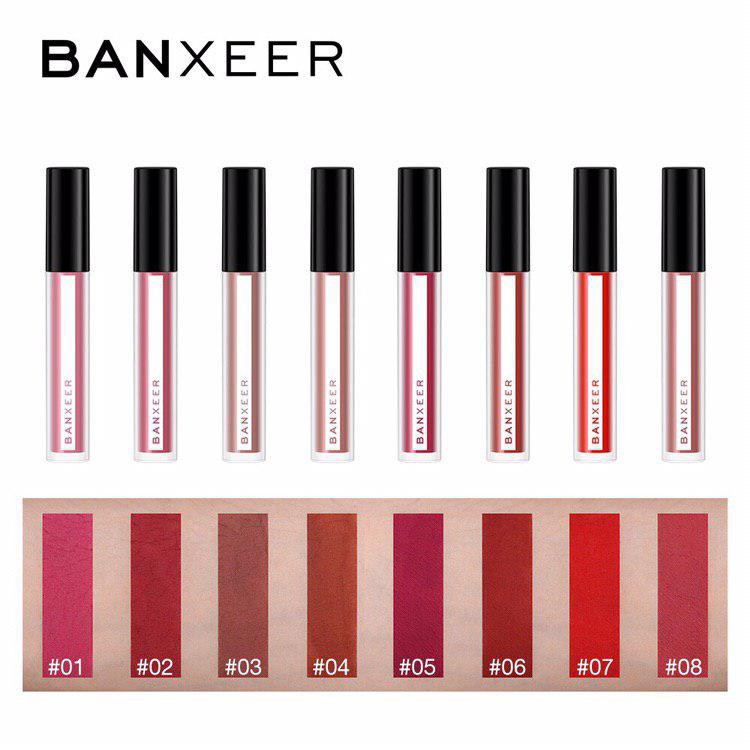 (READY &amp; ORI) Banxeer 8 Colors Long Lasting Waterproof Liquid Matte Lipstick - BX08 BX 08