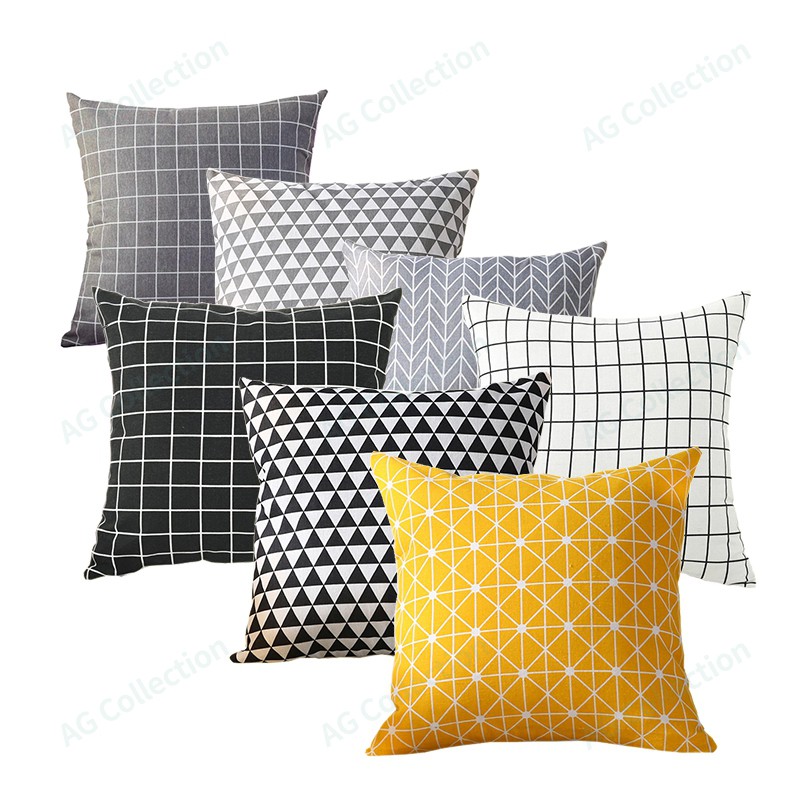 Ready Stock 18 Designs Sarung Bantal  Kursi  Sofa Motif 