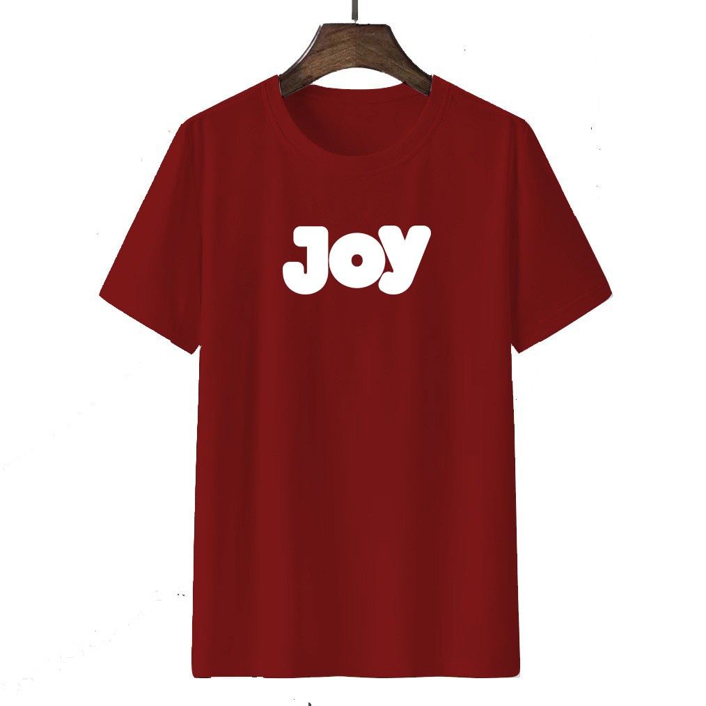 Tshirt Baju Kaos Distro Joy / Kaos Distro Pria Wanita