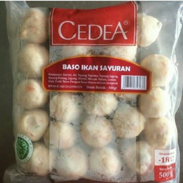 

Cedea baso ikan sayuran 500gr