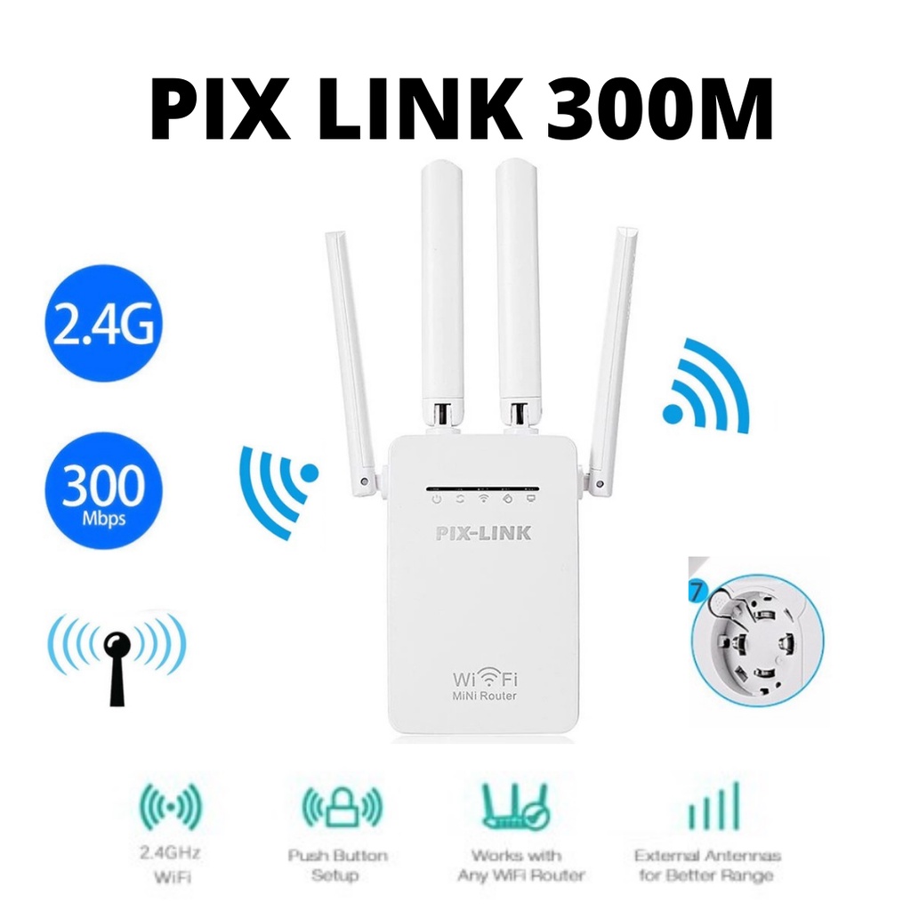 PIX LINK 300M REPEATER PIX-LINK Wireless Wifi Extender Router