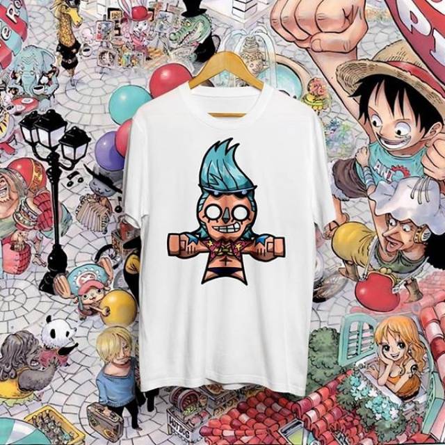 Kaos One Piece | Baju One Piece | T-Shirt One Piece | Kaos Franky | Kaos Franky One Piece