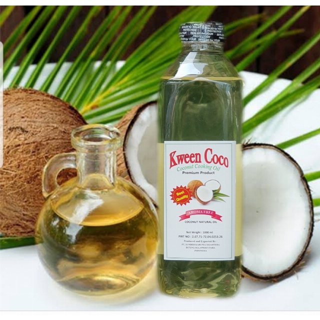 Minyak Masak Kween Coco Cooking Oil Aroma Free 1 Liter