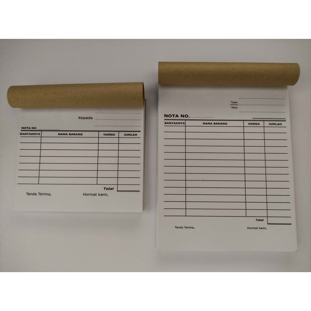 

Buku Nota 1 Ply 50 Lembar Nota Kontan Nota Olshop Murah Nota Mini Kecil